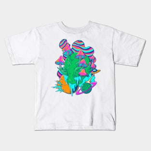 Alien trippy Kids T-Shirt